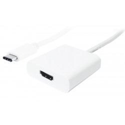 POWERTECH αντάπτορας USB Type-C σε HDMI PTH-037, 4K, λευκό