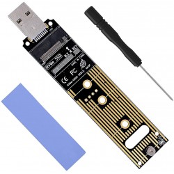 POWERTECH Converter M.2 Key M NVMe σε USB 3.1 Gen 2 TOOL-0045