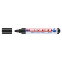EDDING μαρκαδόρος ασπροπίνακα 660, επαναγεμιζόμενος, μαύρος