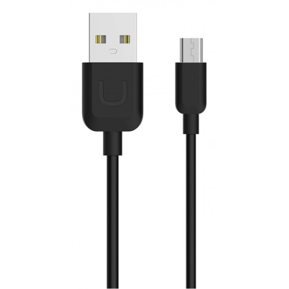 USAMS καλώδιο USB σε Micro USB US-SJ098 U-Turn, 2.1A, 1m, μαύρο USAMS καλώδιο USB σε Micro USB US-SJ098 U-Turn, 2.1A, 1m, μαύρο