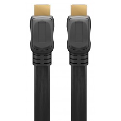 GOOBAY καλώδιο HDMI με Ethernet 31928, flat, 4K 3D, 30AWG, 3m