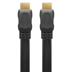 GOOBAY καλώδιο HDMI με Ethernet 31928, flat, 4K 3D, 30AWG, 3m