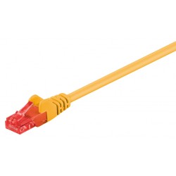 GΟOBAY καλώδιο δικτύου 68438, CAT 6 U/UTP, CCA, PVC, 1m, κίτρινο