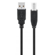 GOOBAY καλώδιο USB 2.0 σε USB Type B 93596, 1.8m, μαύρο