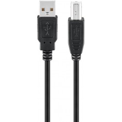 GOOBAY καλώδιο USB 2.0 σε USB Type B 93597, 3m, μαύρο