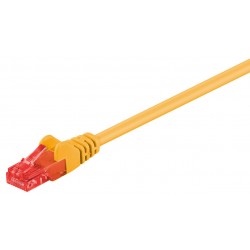 GOOBAY καλώδιο δικτύου 95249, CAT 6 U/UTP, CCA, PVC, 0.25m, κίτρινο