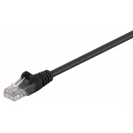 GOOBAY καλώδιο δικτύου 95562, CAT 5e U/UTP, CCA, PVC, 1.5m, μαύρο