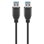 GOOBAY καλώδιο USB 3.0 95716, 5 Gbps, 0.5m, μαύρο