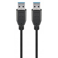 GOOBAY καλώδιο USB 3.0 SuperSpeed 95716, 5 Gbit/s, 0.5m, μαύρο