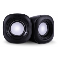 POWERTECH ηχεία Essential sound PT-844, 2x 3W, 3.5mm, μαύρα