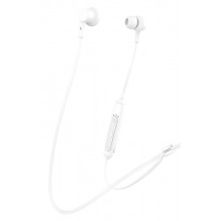 CELEBRAT bluetooth earphones A20 με μαγνήτη, 10mm, BT 5.0, λευκά