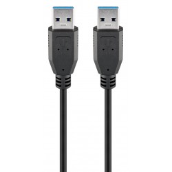 GOOBAY καλώδιο USB 3.0 96117, 5 Gbit/s, 5m, μαύρο