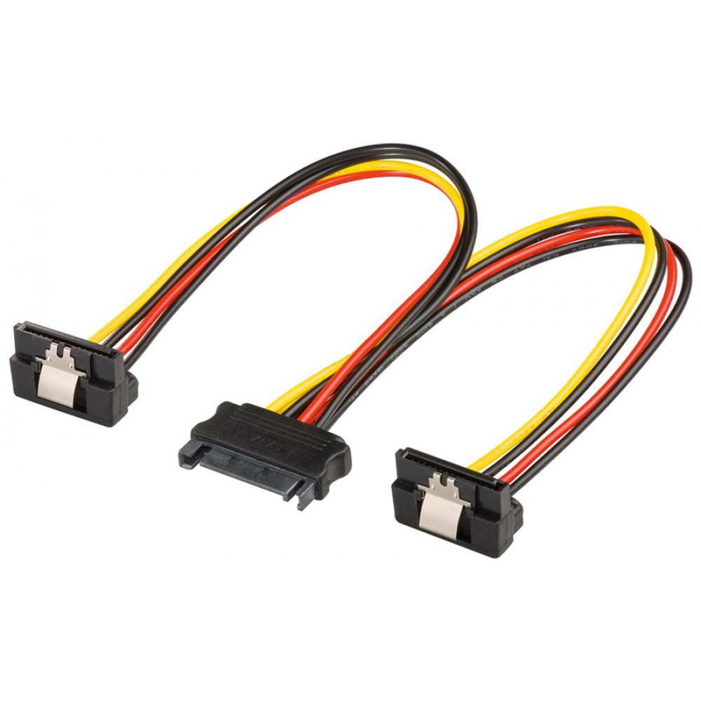 GOOBAY καλώδιο SATA Standard σε 2 SATA-Standard 90 °, 0.2m GOOBAY καλώδιο SATA Standard σε 2 SATA-Standard 90 °, 0.2m