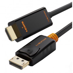 CABLETIME καλώδιο DisplayPort σε HDMI CT-AV585, 1080p/60Hz, 3m, μαύρο