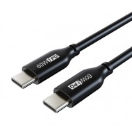 CABLETIME καλώδιο USB Type-C CM60, PD 60W, 3A, 1m, μαύρο