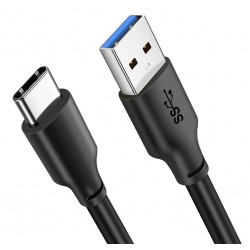 CABLETIME καλώδιο USB-C σε USB CMAMN, 15W, 5Gbps, 2m, μαύρο