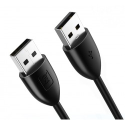 CABLETIME καλώδιο USB 2.0 C160, 3A, 1.5m, μαύρο