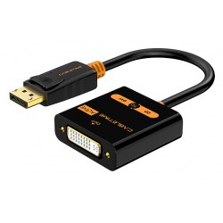 CABLETIME αντάπτορας Displayport σε DVI Active AV586 1080p, 0.2m, μαύρος