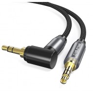 CABLETIME καλώδιο AUX Stereo 3.5mm (1/8") 90 Degree AV311, 1m, μαύρο