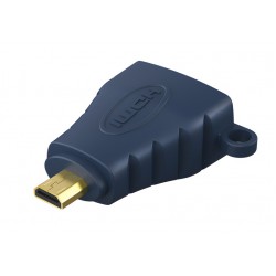 CABLETIME αντάπτορας micro HDMI σε HDMI HA16R, 4K/60Hz, μπλε