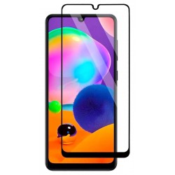 POWERTECH tempered glass 5D TGC-0473, Samsung A31, full glue, μαύρο