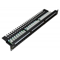 PULSAR patch panel RP-U24V6, 19"/1U, 24-port, UTP Cat 6