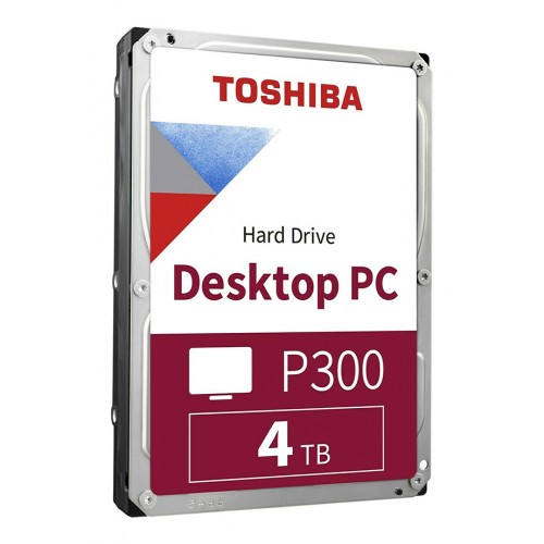 TOSHIBA Σκληρός Δίσκος P300 HDWD240, 4TB, 3.5, 128MB, 5400RPM, SATA III
