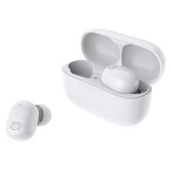 CELEBRAT earphones με θήκη φόρτισης W7, True Wireless, Φ6mm, λευκά