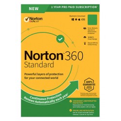 NORTON Antivirus 360 Standard ESD, 1 συσκευή, 10GB cloud, 1 έτος