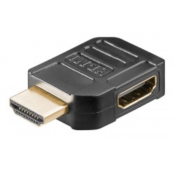 GOOBAY αντάπτορας HDMI θηλυκό σε αρσενικό 51724, 90°, 4K, μαύρος