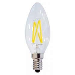 OPTONICA LED λάμπα Candle C35 Filament 1471, 4W, 4500K, E14, 400lm