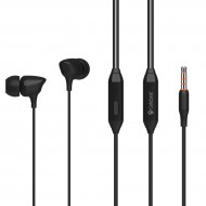 CELEBRAT earphones με μικρόφωνο G7, 3.5mm, 1.2m, μαύρα