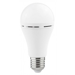 POWERTECH LED λάμπα με επαναφορτιζόμενη μπαταρία E27-017, 9W, 6500K, E27