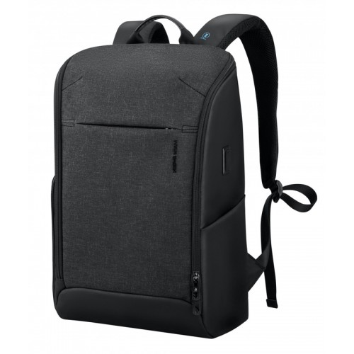 MARK RYDEN τσάντα πλάτης MR9201, με θήκη laptop 15.6, 18L, μαύρη