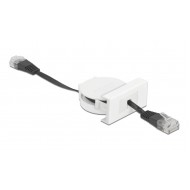 DELOCK module καλώδιο RJ45 Easy 45 81361 Cat.5e, ανασυρόμενο 50cm, μαύρο