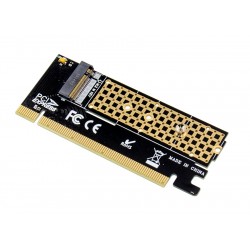 POWERTECH κάρτα επέκτασης 16x PCIe σε M.2 M Key NVMe ST529