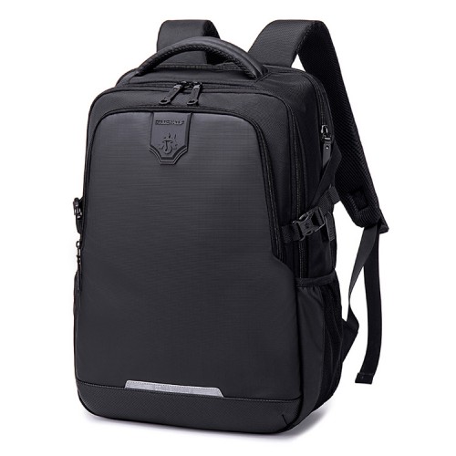 GOLDEN WOLF τσάντα πλάτης GB00444, με θήκη laptop 15.6, 23L, μαύρη