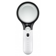 GOOBAY μεγεθυντικός φακός χειρός 41255 με φωτισμό LED, 1.75x & 12.25x