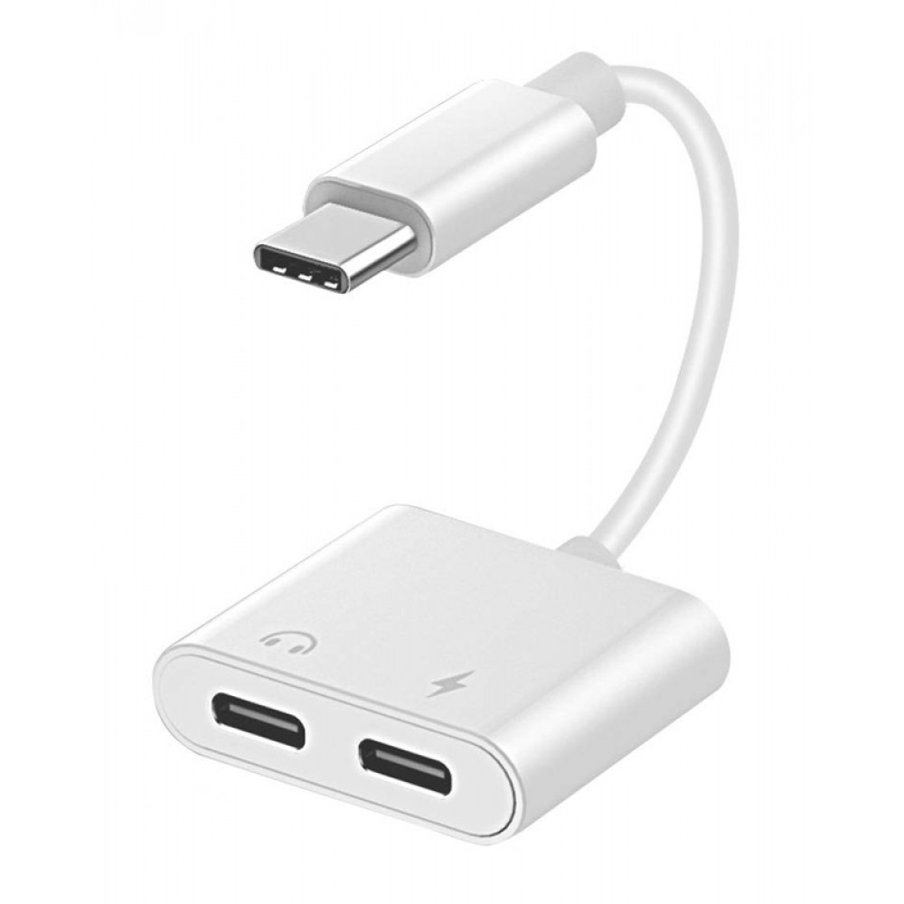 POWERTECH αντάπτορας USB Type-C σε 2x USB Type-C CAB-UC054, 0.11m, λευκό POWERTECH αντάπτορας USB Type-C σε 2x USB Type-C CAB-UC054, 0.11m, λευκό