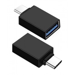 POWERTECH αντάπτορας USB σε USB-C CAB-UC057, 5Gbps, μαύρος