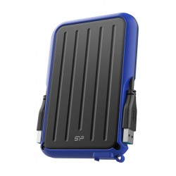 SILICON POWER εξωτερικός HDD Armor A66, 2TB, USB 3.2, μπλε