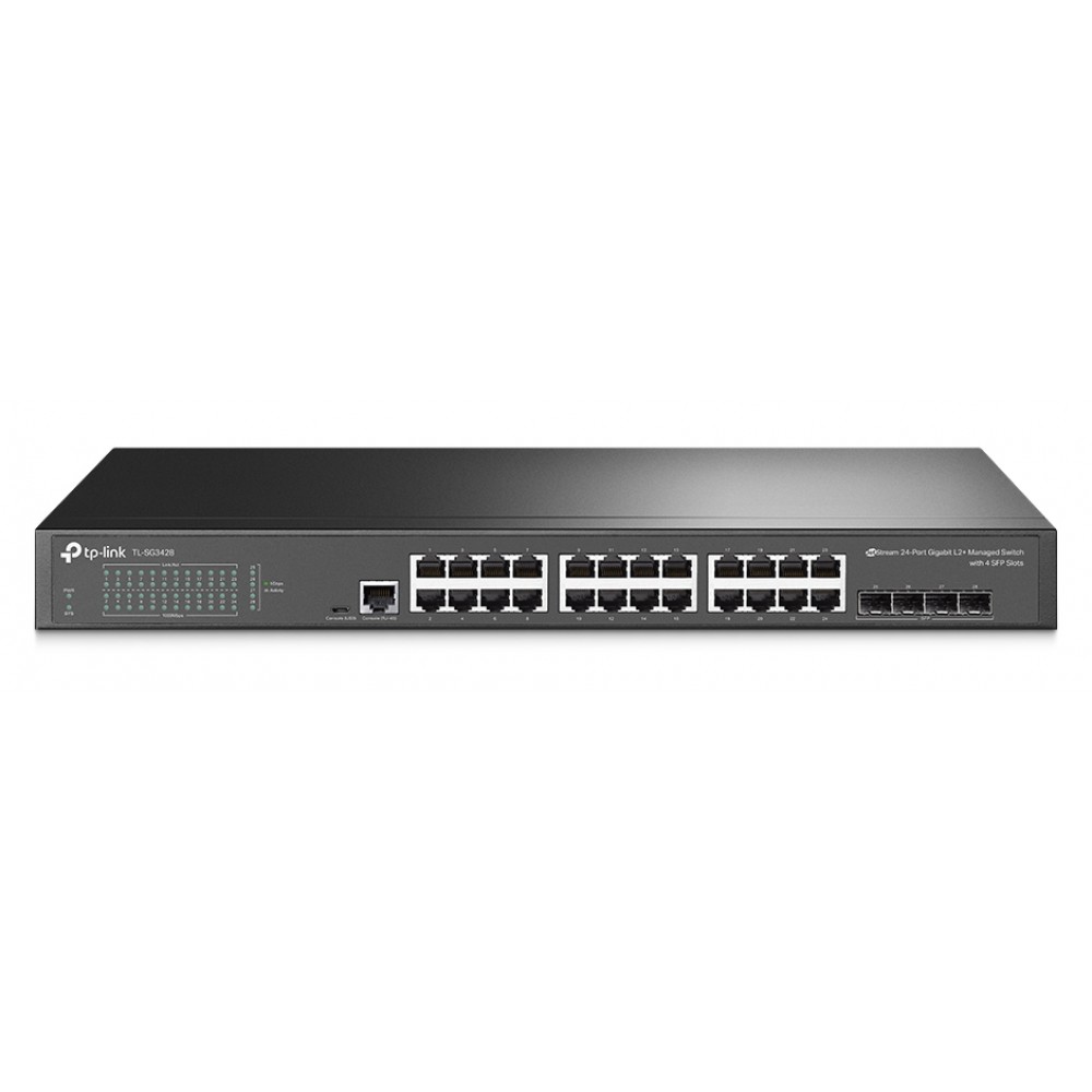 TP-LINK L2+ managed switch TL-SG3428, 24-Port Gigabit, 4x SFP, Ver. 2.0 TP-LINK L2+ managed switch TL-SG3428, 24-Port Gigabit, 4x SFP, Ver. 2.0