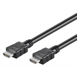 GOOBAY καλώδιο HDMI με Ethernet 58443, HDR, 30AWG, 4K, 5m, μαύρο