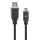 GOOBAY καλώδιο USB σε USB-C 71221, 15W, 5Gbps, 2m, μαύρο