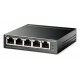 TP-LINK Easy Smart Switch TL-SG105PE, 5-Port Gbit, 4-Port PoE+, Ver. 2.0 TP-LINK Easy Smart Switch TL-SG105PE, 5-Port Gbit, 4-Port PoE+, Ver. 2.0