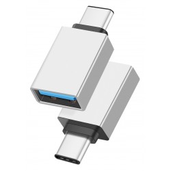 POWERTECH αντάπτορας USB-C σε USB 3.0 PTH-062, 5Gbps, ασημί POWERTECH αντάπτορας USB-C σε USB 3.0 PTH-062, 5Gbps, ασημί