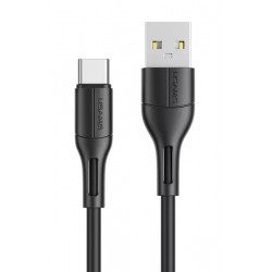 USAMS καλώδιο USB-C σε USB US-SJ501, 10W, 1m, μαύρο
