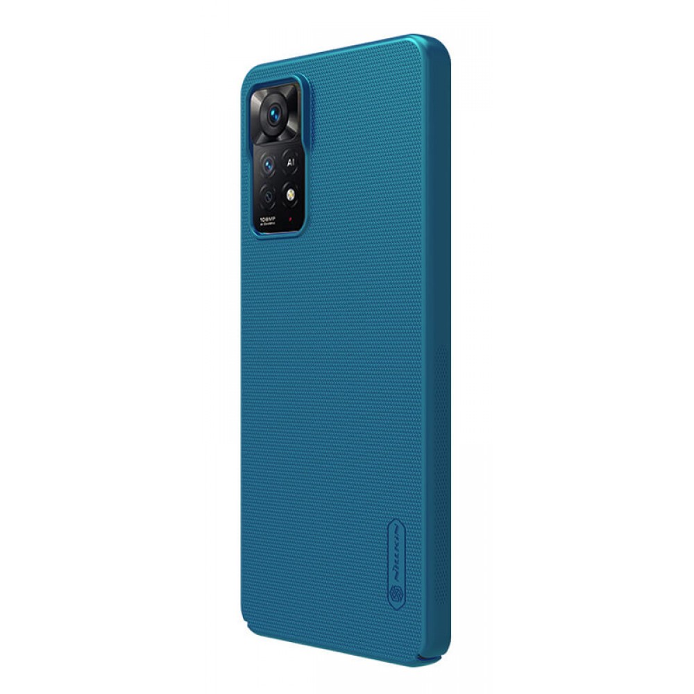 NILLKIN θήκη Super Frosted Shield για Xiaomi Note 11 Pro/Pro+/11i, μπλε NILLKIN θήκη Super Frosted Shield για Xiaomi Note 11 Pro/Pro+/11i, μπλε