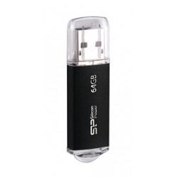 SILICON POWER USB Flash Drive Ultima II-I, 64GB, USB 2.0, μαύρο