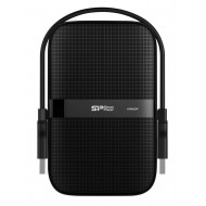 SILICON POWER εξωτερικός HDD Armor A60, 4TB, USB 3.2, μαύρος